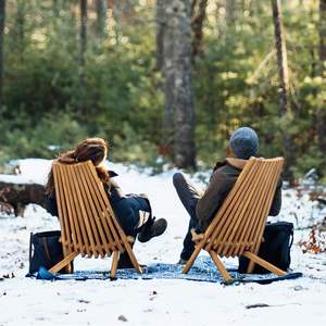 เก้าอี้พับทามาร่า โมเดิร์น ทำจากไม้สักแท้ พร้อมการตกแต่งแบบธรรมชาติ สำหรับใช้งานกลางแจ้งในวิลล่า สวนสาธารณะ และลานบ้าน - Product Image 6