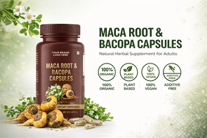 Capsules d'herbes naturelles Bacopa pour adultes - Product Image 2