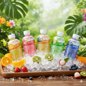 เครื่องดื่มเมล็ดโหระพา รสบลูเบอร์รี่ บรรจุขวด ผลิตในเวียดนาม ขั้นต่ำในการสั่งซื้อน้อย มีตัวอย่างฟรี ออกแบบฟรี รับผลิตแบรนด์ส่วนตัวฟรี - Product Image 5