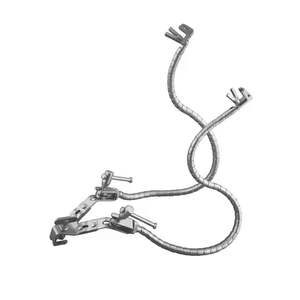 Set de rétracteurs cérébraux Yasargil Leyla d'Azicon, bras flexible, système neurochirurgical auto-serrant, rétracteur cérébral Leyla pour neurochirurgie crânienne - Product Image 1