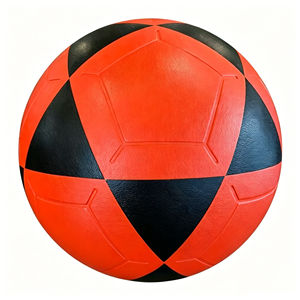 Balón de Fútbol Personalizado con Logotipo, 32 Paneles, Cuero PU, Bajo Rebote, Colores Azul y Negro, Tamaño 5 para Entrenamiento - Product Image 3