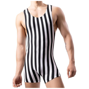 <b>Men</b> Compression Weightlifting <b>Singlet</b> - Product Image 1
