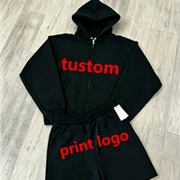 Hoodie Pria Katun 450G Heavyweight Oversized Sweatshirt Berkerudung Musim Dingin Streetwear Cetak Web Puff Berkualitas Tinggi Personalisasi Pabrik