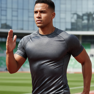 Thermal Compression <b>Base</b> <b>Layer</b> Men Outdoor Running <b>Long</b> <b>Sleeve</b> Shirt Anti-Chafe Sports Underwear Wholesale Fitness Gear - Product Image 6