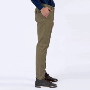 กางเกงชิโน่ทรงตรงเข้ารูปยืดได้สำหรับผู้ชาย ผ้าฝ้ายอ๊อกฟอร์ด 100% แห้งเร็ว ระบายอากาศดี ขายดีสำหรับเด็กผู้ชาย - Product Image 3