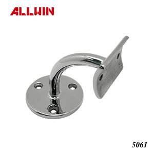 Radius Saddle L-Shape Adjustable Handrail <b>Bracket</b> Modern Design Stainless Steel for Hotel Application - Product Image 5