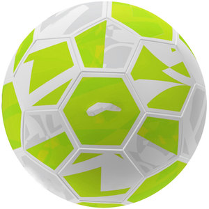 Balón de Fútbol Híbrido Blanco y Verde de Alta Calidad Premium, 32 Paneles, Cosido a Máquina, Balón de Entrenamiento, OEM, Hecho en Pakistán - Product Image 2