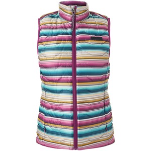 Chaleco Acolchado a Rayas Personalizado para Mujer, Estampado Serape, Sin Mangas, para Montar a Caballo, Venta al Por Mayor OEM, Chaleco Protector - Product Image 2