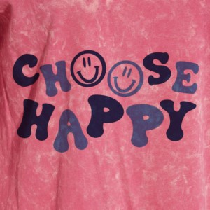 Camiseta de Manga Corta con Cuello Redondo y Estampado Tie Dye Rosa para Mujer, Corte Regular Informal, Algodón Jersey Ecológico - Product Image 3