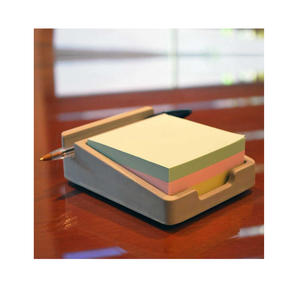 Desktop Organizer Custom Personalized Eco-friendly Portable Wooden <b>Sticky</b> <b>Note</b> Holder - Product Image 3