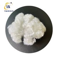 Meilleur Prix Fibre de Polyester Siliconée Conjugée Creuse HCS 7D 15D Blanche pour Béton – Matériau de Remplissage Recyclable