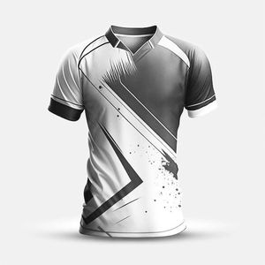 เสื้อยืดกีฬาผู้ชายแบบซับลิเมชั่นสั่งทำได้ตามต้องการ รับผลิตเสื้อยืดกีฬาแบบขายส่งในยุโรป MOQ ต่ำ - Product Image 5