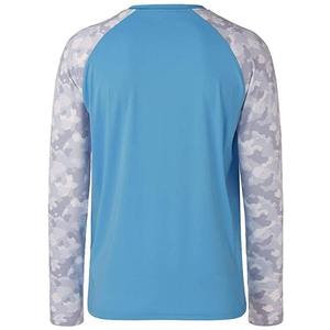 Camisetas de Pesca de Manga Larga con Cuello Redondo, Protección Solar UPF50+, de Secado Rápido, para Exteriores, con Impresión por Sublimación Personalizada al por Mayor - Product Image 5