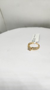 Elegante Anillo de Oro de 9K para Mujer, Color HI, Pureza SI, Diamante Natural de 0.17 Ct, Chapado en Rodio, Certificado IGI, Lujoso, Ligero, Premium - Product Image 5