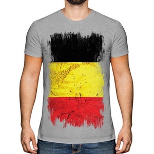 เสื้อยืดพิมพ์ลายสไตล์ลำลองสำหรับผู้ชายผ้าคอตตอนผ้าไหม100% สกรีนพิมพ์ลายผ้าถักพร้อมโลโก้ด้านหน้า - Product Image 3