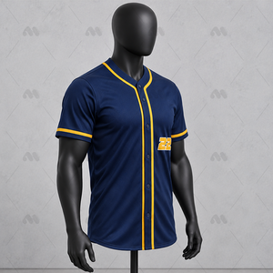 Camiseta de Béisbol Sublimada Personalizada Unisex de Manga Corta, Ropa Deportiva Transpirable de Secado Rápido para Verano, Fábrica China, Tallas Grandes para Adultos - Product Image 4