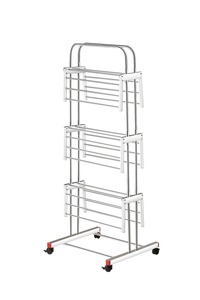 Séchoir à linge pliable multifonctionnel, support de séchage portable pour intérieur et extérieur, organisateur de vêtements, gain de place, rangement domestique - Product Image 1
