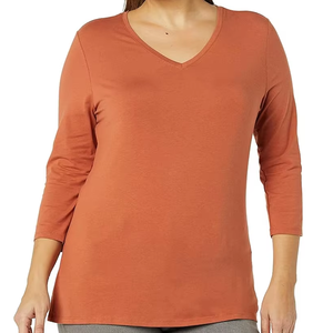 Camiseta de Manga Larga con Cuello Redondo para Mujer, Corte Regular, Tallas XS-3XL, Ropa Deportiva Transpirable - Product Image 4