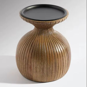 Support à bougies en bois pour la décoration de la maison, porte-bougie décoratif pour le salon - Product Image 1