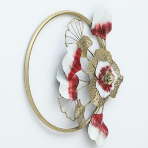 Metal Modern Flower <b>Leaf</b> <b>Wall</b> Sculpture Multicolor <b>Decorative</b> <b>Wall</b> Art for Living Room Bedroom Office - Product Image 3