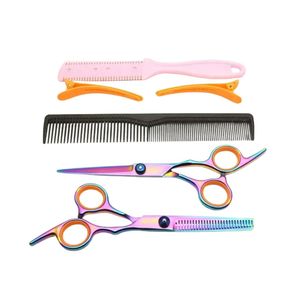 Tijeras de Peluquería Profesionales de Acero Inoxidable para Cortar y Mezclar Cabello, Accesorios de Barbería, Kit de Peluquería - Product Image 4