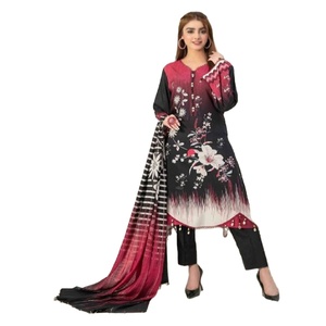 Tawakkal-traje de 3 piezas con estampado Digital para mujer, Colección bonita y elegante, ZEENAT - Product Image 1