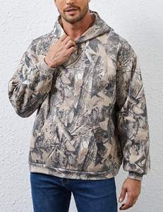 Sudadera con Capucha de Felpa Gruesa de 320 g/m², Sudaderas Personalizadas con Hombros Caídos, Sin Cordones, Sudaderas Extra Grandes para Hombre - Product Image 4