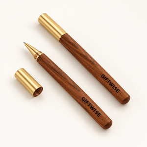 Bolígrafos Promocionales con Logotipo Personalizado al por Mayor, de Madera y Bambú, Grabados con Láser, Impresión UV, para Regalos Corporativos, Bajo MOQ - Product Image 5
