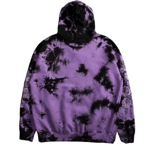 Ropa de calle Vintage de alta calidad, jersey con capucha, de gran tamaño, estampado Tie-Dye, Jersey holgado lavado, bolsillos con cordón alto, Invierno - Product Image 4