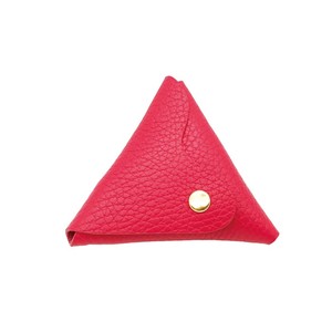 Monedero Triangular Minimalista de Cuero Italiano Castello, Altamente Recomendado, en Varios Colores, de Poliéster - Product Image 1