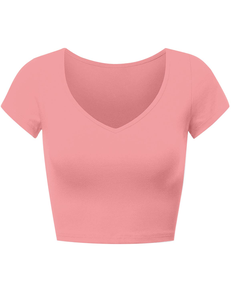 T-shirt court pour femme, style streetwear et décontracté, tailles personnalisées, prix abordable, meilleure qualité, faible MOQ, vêtements d'été - Product Image 5