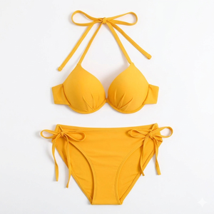 Bikini Triangular Sexy de 2 Piezas, Personalizado, a la Moda, en Oferta, para Mujer, Spandex/Nylon, Impermeable, Ecológico - Product Image 4