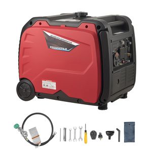 Generatore Inverter Silenzioso a Doppia Alimentazione 4200W di Picco, Tensione Nominale 24V DC/AC per Uso Domestico ed Esterno, Alimentazione a Gas LPG - Product Image 1