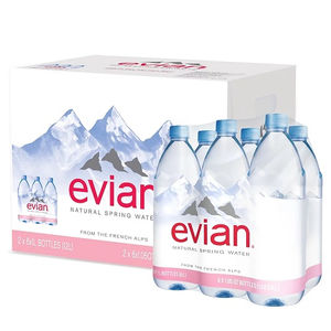 Agua de Manantial Natural Evian, Botellas de 330 ml, Paquete de 24 Unidades en Bandejas Termoencogibles para Refrigeradores de Tiendas de Conveniencia y Exhibidores de Venta Minorista - Product Image 5