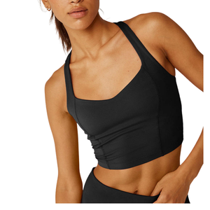 เสื้อชั้นในกีฬาผู้หญิงแบบขายส่งสั่งทำพิเศษ รองรับแรงกระแทกสูง ไร้ตะเข็บ สวมใส่สบาย ยืดหยุ่น ระบายอากาศได้ดี เนื้อผ้านุ่ม สำหรับออกกำลังกาย - Product Image 5