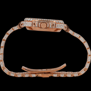 Nuevo Reloj de Lujo con Esfera Cuadrada y Diamantes de Imitación para Hombre, Estilo Hip Hop, Regalo para Él - Product Image 6