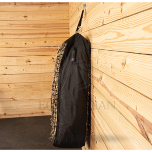 Horse Knotless Hay <b>Net</b> Slow Feed Soft Nylon Hay Bag Durable Knotless <b>Mesh</b> Feeder - Product Image 3