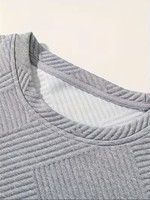 Ensemble de sport décontracté deux pièces pour homme avec t-shirt respirant à manches courtes et short à cordon de serrage pour l'hiver