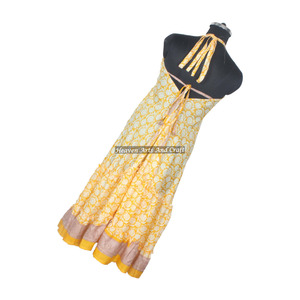 Elegante Vestido Largo de Seda para Mujer, Estilo Bohemio Vintage, Vestido de Noche Elegante para Cena, Diseño sin Mangas - Product Image 4