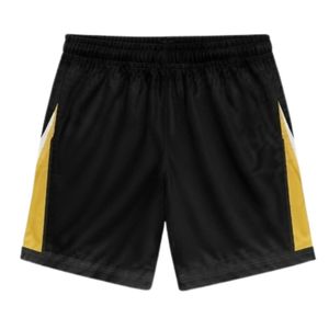 Shorts de lacrosse unisexe noir et or sublimés, légers en polyester, uniforme d'équipe, vêtements de sport performants pour l'entraînement - Product Image 2