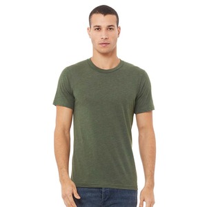 T-shirt col rond 100 % coton personnalisé en gros avec impression numérique par transfert et logo de marque sur mesure - Product Image 2