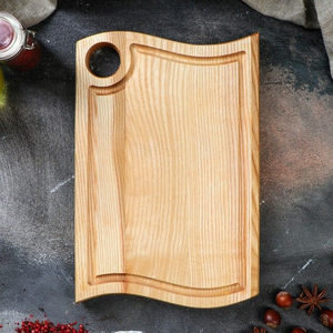 Natural Grain Hardwood Cutting Board Multipurpose Wooden Chopping Block For Kitchen Cooking Serving And Culinary Tasks - Product Image 4