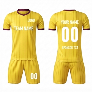 Unisex Football Uniform Short Sleeve Soccer Jersey Soccer Shorts Breathable Quick Dry Stretch High Quality Customizable <b>Tshirt</b> - Product Image 1