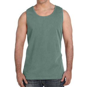 Débardeurs de sport personnalisés pour hommes, col en V, sans manches, séchage rapide, coupe ajustée, pour entraînement, course à pied, fitness, décontractés, respirants, tricotés - Product Image 1
