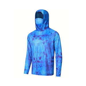 Sudadera con capucha para pesca en la playa UPF50 de secado rápido, ropa de pesca - Product Image 3