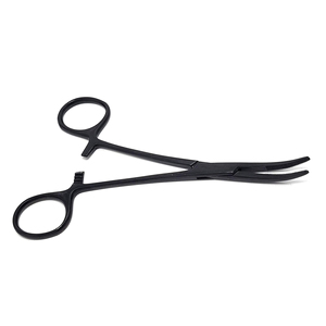 คีมคีบกันยุงหลากสีรุ้ง ขนาด 5 นิ้ว โค้ง ไม่มีระบบแร็คเก็ต ทำจากสแตนเลส - Product Image 1