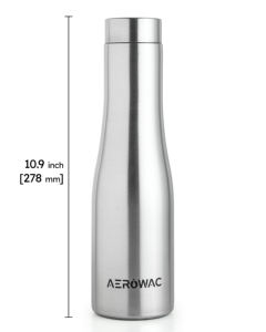 กระติกน้ำสแตนเลส Aerowac ดีไซน์มินิมอล พกพาสะดวก กระติกน้ำเก็บความร้อนสองชั้น ใช้ซ้ำได้ - Product Image 4