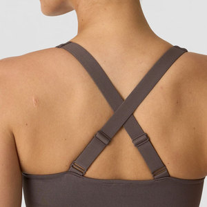 Sapdnex – Vêtement de sport et de yoga à haute élasticité avec bretelles croisées au dos, coussinets amovibles, coupe ajustée, anti-transpiration, pour l'entraînement en extérieur - Product Image 5