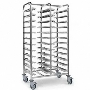 Best Selling Stainless Steel Kitchen Stand Trolley with Wheels Multi Layer for Home Hotel and Restaurant Use Available For Sale - Product Image 1