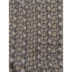 Floral Printed Cotton Blanket Black fabric print Reversible Kantha Quilt <b>Bedspread</b> Women Adult Home Decor Gift for her - Product Image 4